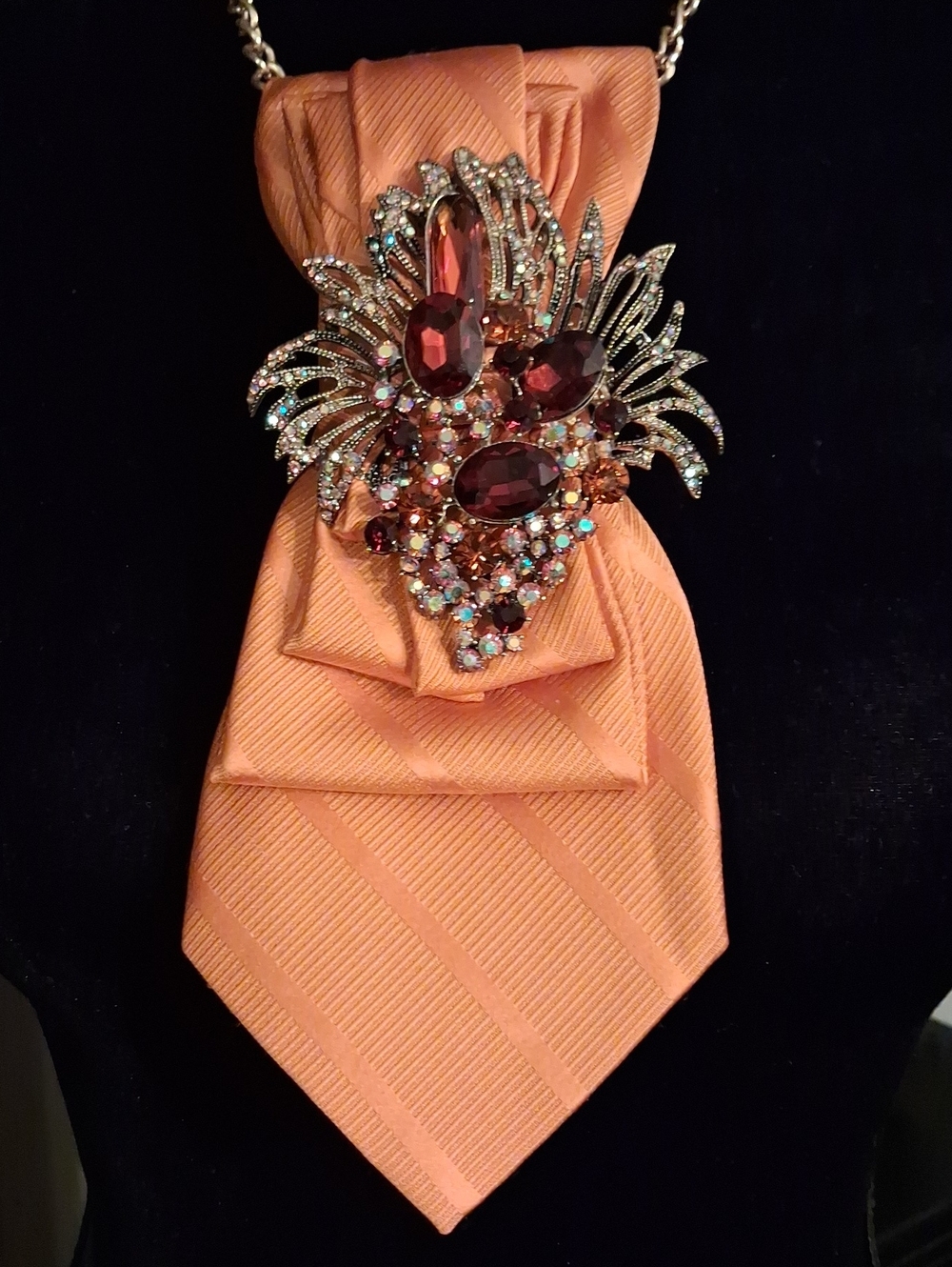 Nautica Upcycled Necktie Necklace